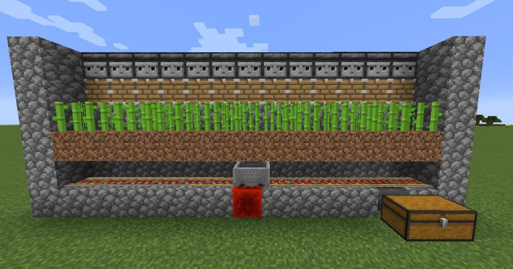 Minecraft Redstone Builds: 5 Useful Ideas You Should Try 1. Automatic Sugarcane Farm 2