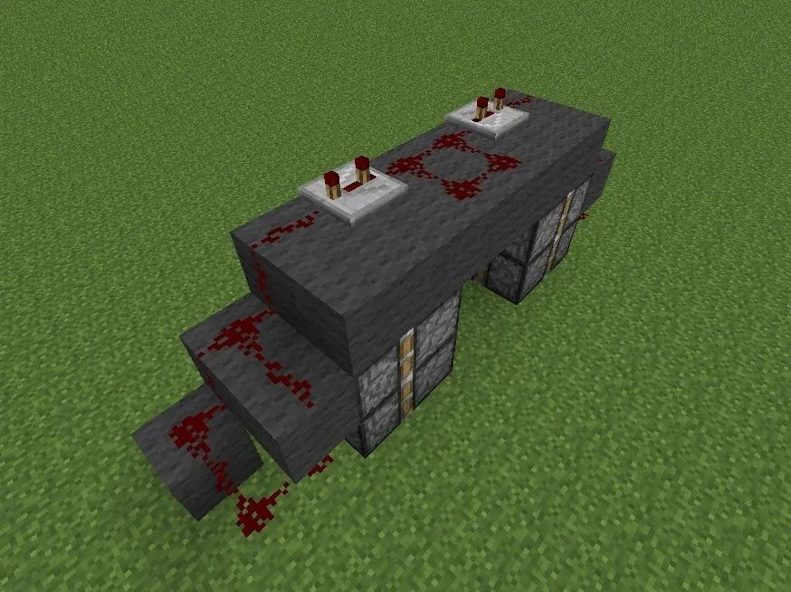 Minecraft Redstone Builds: 5 Useful Ideas You Should Try 2. Hidden Piston Door