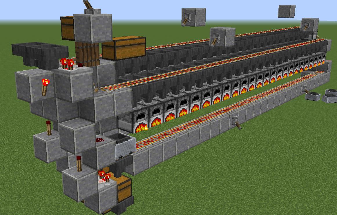 Minecraft Redstone Builds: 5 Useful Ideas You Should Try 5. Super Smelter